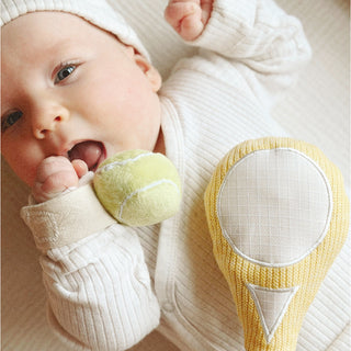 First Serve Tennis Baby Rattle Set at DLK