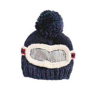 The Blueberry Hill Goggles Knit Hat at Design Life Kids