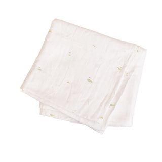 Golf themed organic cotton muslin baby blanket at Design Life Kids