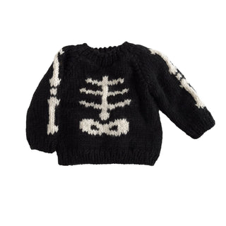 Hand Knit Skeleton Sweater for babies and toddlers at DLK