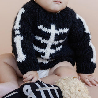 Hand Knit Skeleton Sweater for babies and toddlers at DLK
