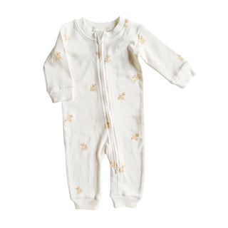Lamb with Pink Bows Baby Romper at Design Life Kids