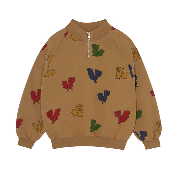 トップス The campamento sweatshirt 25aw 4y The Campamento Kids Multicolor Squirrels Sweatshirt at DLK