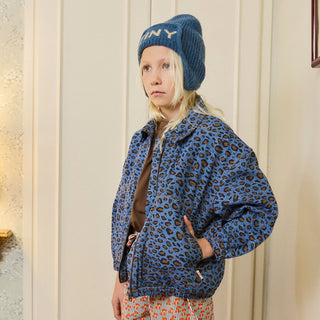 Animal Print Denim Jacket Tinycottons on Design Life Kids