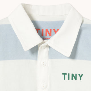 Tinycottons Stripes Polo Baby One-Piece at DLK