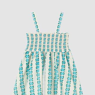 Tinycottons Kids Blue Flower Dress at Design Life Kids