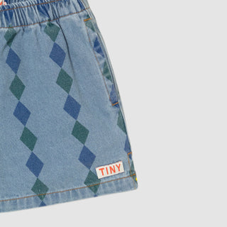 Tinycottons Kids Diamonds Shorts at Design Life Kids