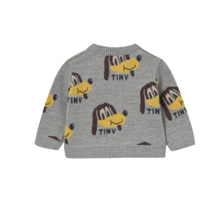 Tinycottons Dogs Baby Cardigan at DLK