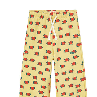 Tinycottons Kids Organic Flower Camelias Sweatpants at DLK