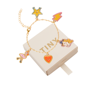 Tiny Heart Charm Bracelet Tinycottons on Design Life Kids