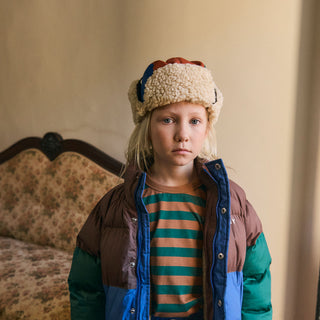 Tinycottons Color Block Polar Sherpa Hat at Design Life Kids