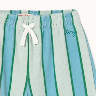 Tinycottons Kids Retro Stripe Towel Terry Pant at Design Life Kids