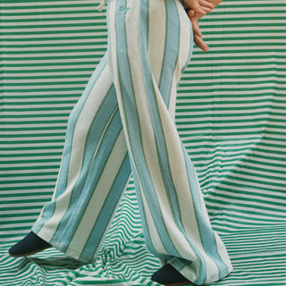 Tinycottons Kids Retro Stripe Towel Terry Pant at Design Life Kids