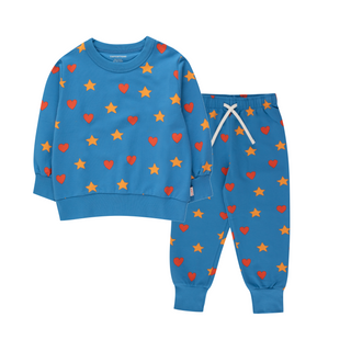 Hearts & Stars Sweatshirt & Sweatpant Set at Design Life Kids