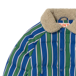 Tinycottons Kids Stripes Padded Jacket at DLK