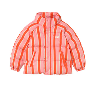 Retro Stripes Short Padded Jacket Tinycottons on Design Life Kids