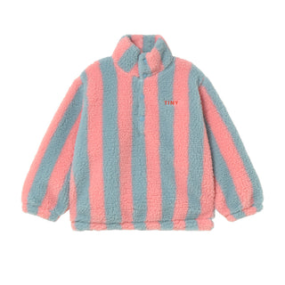 Tinycottons Kids Stripes Sherpa Jacket at DLK