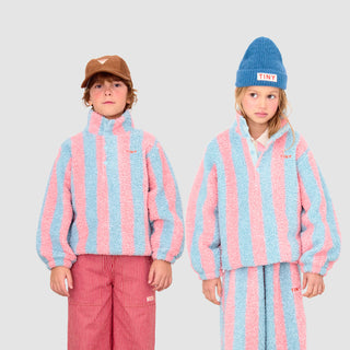 Tinycottons Stripes Sherpa Jacket at DLK