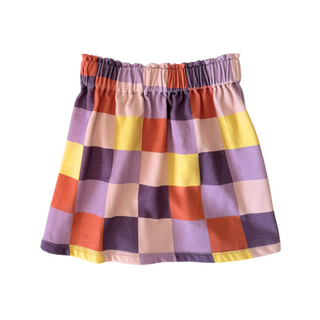 Checkered Twirl Skirt Mon Coeur on Design Life Kids