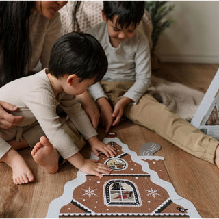 Gingerbread House Holiday Puzzle at Design Life Kids