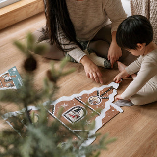 Gingerbread House Holiday Puzzle at Design Life Kids
