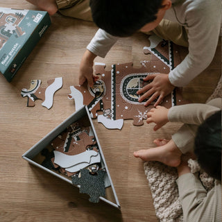 Gingerbread House Holiday Puzzle at Design Life Kids