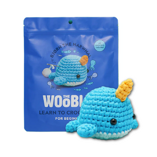 Crochet Kit - Bjorn the Narwhal The Woobles on Design Life Kids