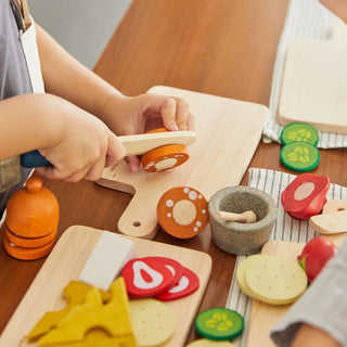 Pretend Play Cheese & Charcuterie Board Plan Toys on Design Life Kids