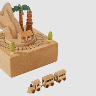 Beautiful Train Wooden Music Box on Design Life Kids