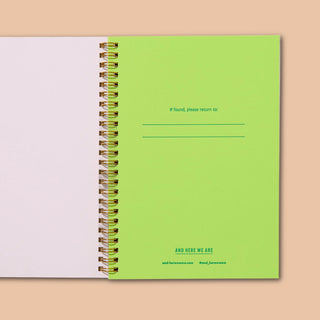 And There We Are Letterpressed Worms Notebook at Design Life Kids