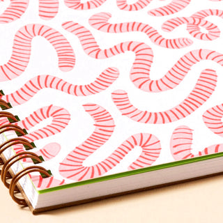 And There We Are Letterpressed Worms Notebook at Design Life Kids