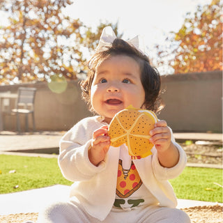 Bacon Egg & Cheese Breakfast Sandwich Baby Teether at DLK