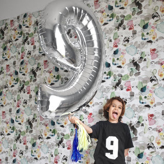 Large Fancy Number Balloons Meri Meri on Design Life Kids