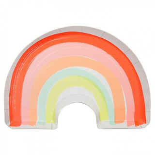 MERI MERI-Rainbow Party Plates on Design Life Kids