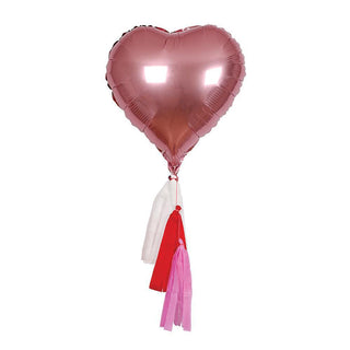 MERI MERI-Pink Heart Foil Balloons on Design Life Kids