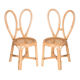 Poppie Bunny Rattan Chairs on DLK