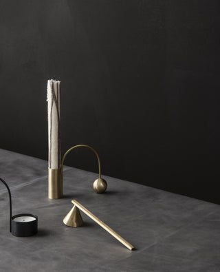 FERM LIVING-Balance Brass Tea Light Holder on Design Life Kids