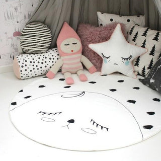 Willie and Millie-Face Playmat on Design Life Kids