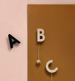 ROCK & PEBBLE-Alphabet Soup Wall Hooks on Design Life Kids