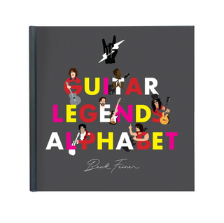 Alphabet Legends-Guitar Legends Alphabet Book on Design Life Kids