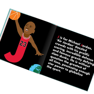 Alphabet Legends-Basketball Legends Alphabet Book on Design Life Kids