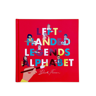 Alphabet Legends-Left-handed Legends Alphabet Book on Design Life Kids