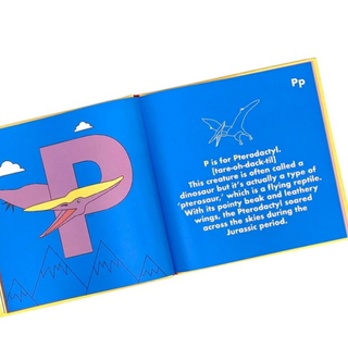 Alphabet Legends-Dino Legends Alphabet Book on Design Life Kids