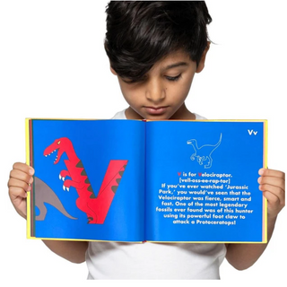 Alphabet Legends-Dino Legends Alphabet Book on Design Life Kids