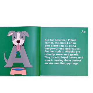 Alphabet Legends-Dog Alphabet Book on Design Life Kids
