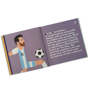 Alphabet Legends-Soccer Legends (Men) Alphabet Book on Design Life Kids