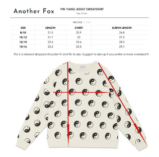Another Fox Ying Yang Sweatshirt on Design Life Kids