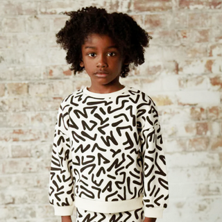 Squiggle Sweatshirt Another Fox on Design Life Kids