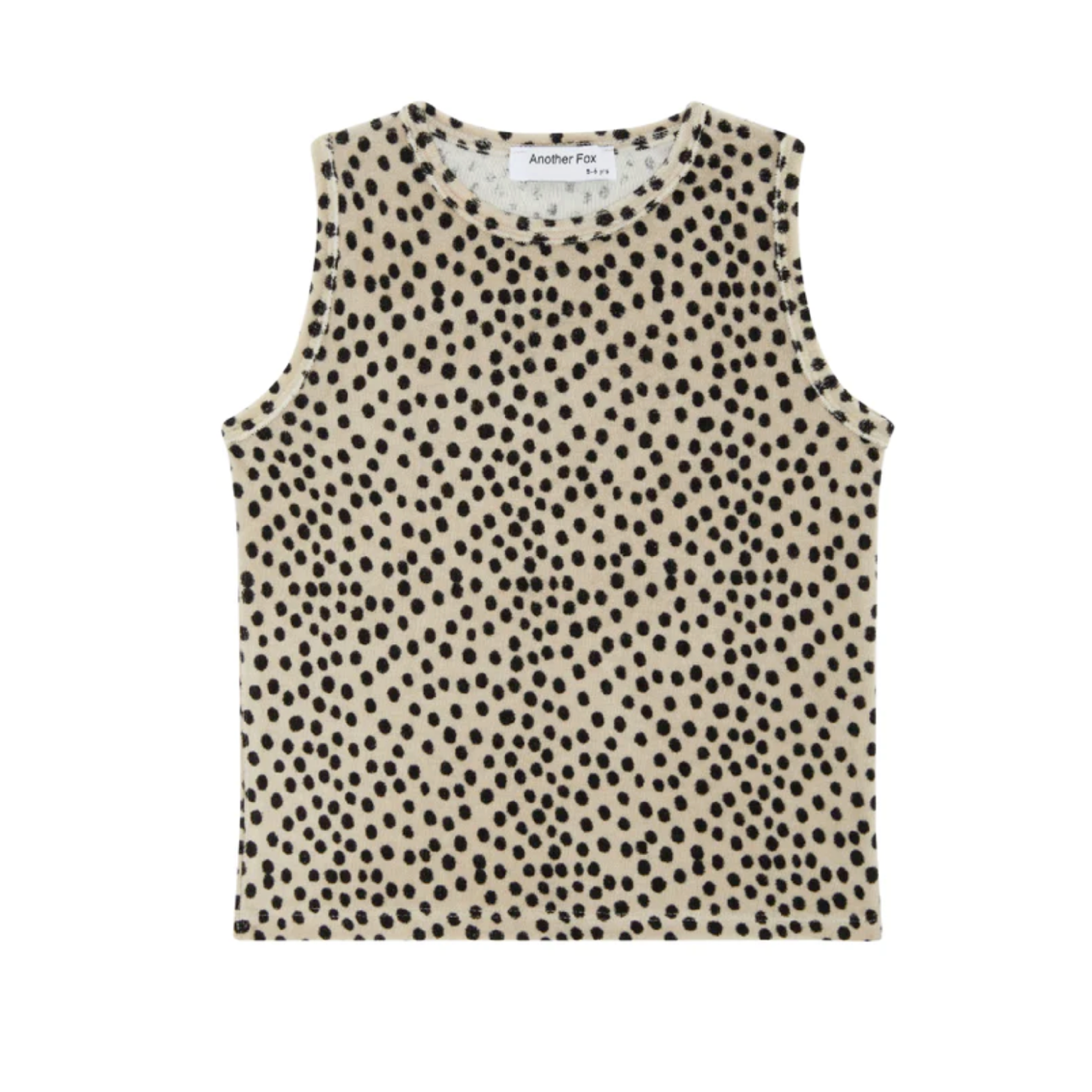 Another Fox Dot Terry Tank on DLK for babies and kids – Design