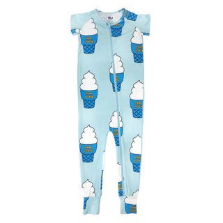 Banana Valentine-Soft Serve Ice Cream Pajamas on Design Life Kids